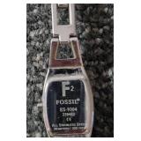 NEW - FOSSIL Ladies Chronograph Watch. All Stainless Steel. Water Resistant. #9304