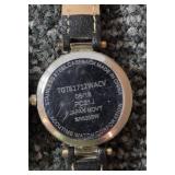 2 Quartz Unisex Watches with Black Strap Watchbands.   Japan movement, Stainless Steel Back.