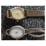 2 Quartz Unisex Watches with Flex bands.   Japan movement, Stainless Steel Back.