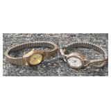 2 Quartz Unisex Watches with Flex bands.   Japan movement, Stainless Steel Back.