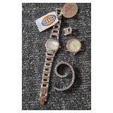 Misc. FOSSIL watches with bands