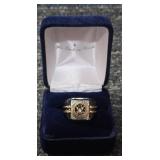 Distinctions Navy Ring.  Danbury Mint    Mens size 10