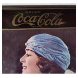Vintage 1970 Coca Cola Tray Pictured from 1930 era  10 1/2" W x 13" L