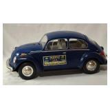 Vintage Jim Beam Blue 1973 Volkswagen Empty Decanter.  14"L x 6"H    Cast Iron