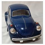 Vintage Jim Beam Blue 1973 Volkswagen Empty Decanter.  14"L x 6"H    Cast Iron