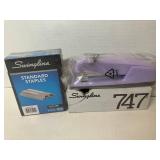 Lavender Swingline Stapler and Staples Lavender Swingline Stapler and Staples