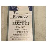 Lot of (5 partial packs) Assorted Welding Electrodes - 1/16" Tungsten 2% Thoriated, Tungsten Thoriated 2%, 3/32" Tungsten 2% Ceriated (in original packaging)