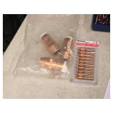 Lot of (2) Panasonic  ZII CO2-MAG L45 0.9mm Welding Contact Tips and Bernard N-5818C Gun Accessories