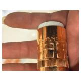 Lot of (2) Panasonic  ZII CO2-MAG L45 0.9mm Welding Contact Tips and Bernard N-5818C Gun Accessories