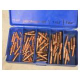 Plastic Storage Container with Assorted Welding Contact Tips