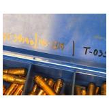 Plastic Storage Container with Assorted Welding Contact Tips