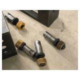 Lot of (3) Assorted Welding Alignment Tools and Accessories with (4) Ball Lock Bolts