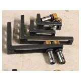Alignment Tools 4"x1"x6" (x2), Alignment Tools 3"x1"x2" (x2), Ball Lock Bolts (x4)