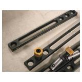 Welding Table Accessories 10"x1"x1/2" (x2), Welding Table Accessories 8"x1"x1/2" (x2), Welding Table Accessories 6"x1"x1/2" (x2), Lock Ball Bolts (x4)