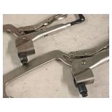 Lot of (2) Locking Clamp Pliers