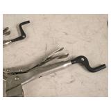 Lot of (2) Locking Clamp Pliers