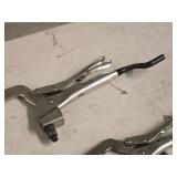Lot of (2) Locking Clamp Pliers