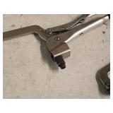 Lot of (2) Locking Clamp Pliers