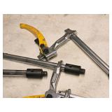 Lot of (4) Welding Table Modular Fixture Clamps 6 1/2" x 11 1/2"