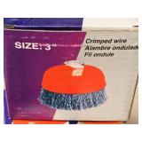 Lot of (5) 3" Crimped Wire Cup Brush