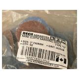 Lot of (2 Bags / ~100) Keen Abrasives 2" 40 and 50 Grit Sanding Disc | Mini Cloth