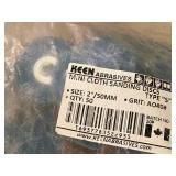 Lot of (2 Bags / ~100) Keen Abrasives 2" 40 and 50 Grit Sanding Disc | Mini Cloth