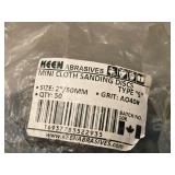 Lot of (3 Bags / ~100) Keen Abrasives 2" 40 and 50 Grit Sanding Disc | Mini Cloth