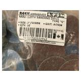 Lot of (3 Bags / ~100) Keen Abrasives 2" 40 and 50 Grit Sanding Disc | Mini Cloth