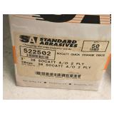 Lot of (2 Boxes) Standard Abrasives 3" 36 and 50 Grit Sanding Disc | Quick Change