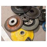 Lot of  Grinding Wheels, Discs, Guards