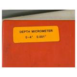 Depth Micrometer Set with Case