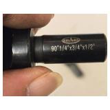 Lot of (2) Shars Milling Machine Countersink Cutters 1/4"x3/4"x1/2"