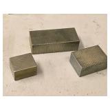 Lot of (3) Magnetic V-Blocks 1-1/2"x1-1/4"x1", 3-1/2"x1/2"x1", 2-1/4"x1-1/2"x1"