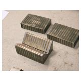 Lot of (3) Magnetic V-Blocks (1) 3-1/4"x2-1/4"x1-1/2", (2) 3-1/4"x2-1/4"x1/2"