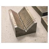 Lot of (3) Magnetic V-Blocks (1) 3-1/4"x2-1/4"x1-1/2", (2) 3-1/4"x2-1/4"x1/2"
