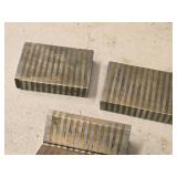 Lot of (3) Magnetic V-Blocks (1) 3-1/4"x2-1/4"x1-1/2", (2) 3-1/4"x2-1/4"x1/2"
