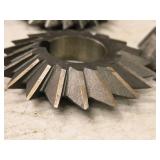 Lot of (5) Double Angle Milling Cutters