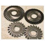 Lot of (4) Side Milling Cutters