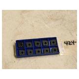 Lot of (10) Carbide Inserts