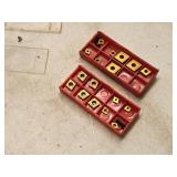 Lot of (17) Carbide Inserts