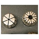 Lot of (20) Collets with Collet Holder