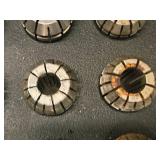 Lot of (20) Collets with Collet Holder