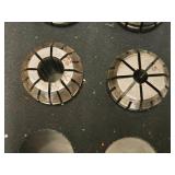 Lot of (20) Collets with Collet Holder