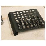 Lot of (23) Collets with Collet Holder