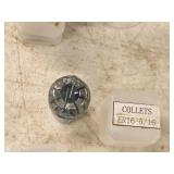 Lot of (8) Collets (in original packaging)