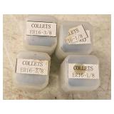 Lot of (8) Collets (in original packaging)