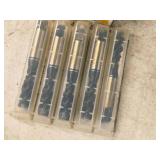 Lot of (5) 3/8-24 Spiral Flute Taps (in original packaging)