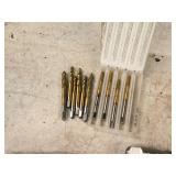 (5) Spiral Flute Taps, (4) Taps 10-24