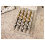 (5) Spiral Flute Taps, (4) Taps 10-24