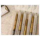 (5) Spiral Flute Taps, (4) Taps 10-24